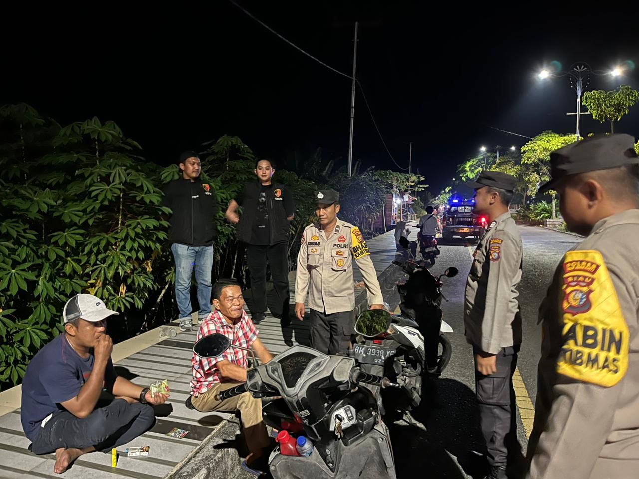 Tim Raga Polres Meranti Gelar Patroli, Berikan Rasa Aman Cegah Premanisme Dan Laka Lantas